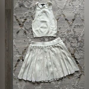 Dynamite Knit Tennis Skirt Set